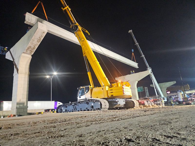 Concrete beam formwork staged at a Firmitas Construction job site